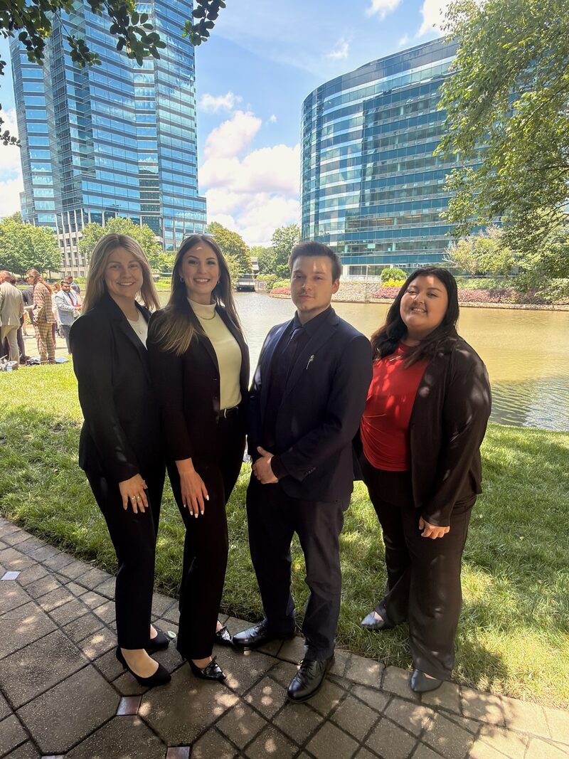 BG Horizon team members outside the office